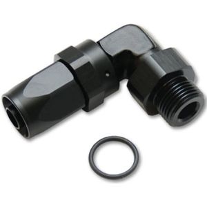 Vibrant Male -8AN 90 Degree Hose End Fitting - 3/4-16 Thread (8) - 24905