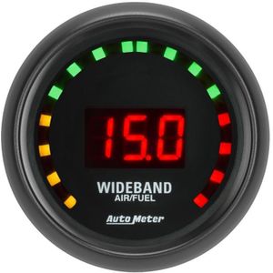 Autometer Z-Series 2-1/16in. 10:1-17:1 AFR Digital Street Air/Fuel Ratio Gauge - 2679