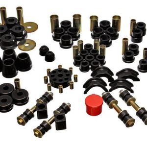 Energy Suspension 74-78 Nissan 260Z/280Z Black Hyper-Flex Master Bushing Set - 7.18102G