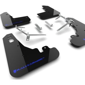 Rally Armor 22-25 Subaru BRZ / Toyota GR86 Black UR Mud Flap w/Blue Logo - MF99-UR-BLK-BL