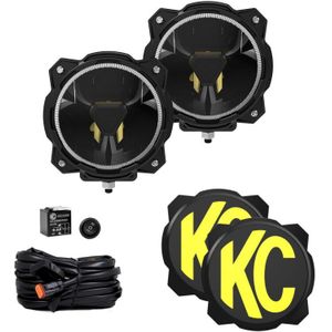 KC HiLiTES Gravity Titan LED 6in. - Pair Pack (Spot Beam) - 91401