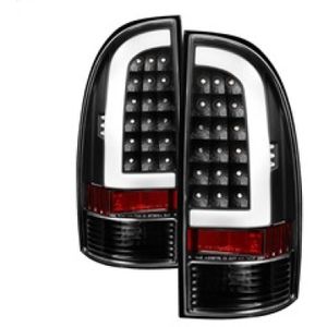 xTune Toyota Tacoma 05-15 Tail Lights - Light Bar LED - Black ALT-ON-TT05-LBLED-BK - 5082121