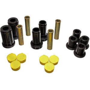 Energy Suspension 02-05 Dodge Ram 1500 2WD Black Front Control Arm Bushing Set - 5.3137G