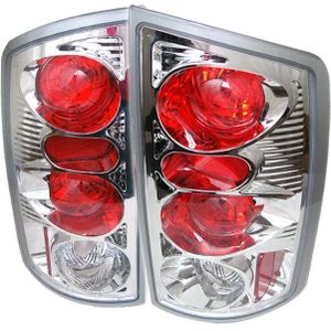 Spyder Dodge Ram 02-06 1500/Ram 2500/3500 03-06 Euro Style Tail Lights Chrome ALT-YD-DRAM02-C - 5002532