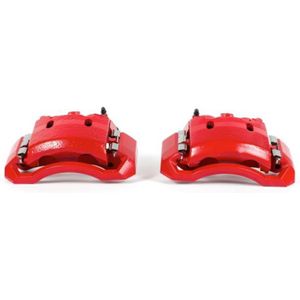 Power Stop 06-08 Dodge Ram 1500 Front Red Calipers w/Brackets - Pair - S4890