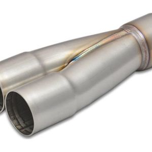 Vibrant 2-1 SS Merge Collectors (1-5/8in Inlet Slipover ID 2in Outlet OD) - Sold Individually - 10351