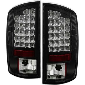 Spyder Dodge Ram 07-08 1500/Ram 07-09 2500/3500 LED Tail Lights Black ALT-YD-DRAM06-LED-BK - 5002617