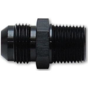 Vibrant -8AN to 1/2in NPT Straight Adapter Fitting - Aluminum - 10225