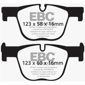EBC 12+ BMW 335 3.0 Turbo (F30) Redstuff Rear Brake Pads - DP32131C