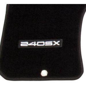 NRG Floor Mats - 89-98 Nissan 240SX (240SX Logo) - 2pc. - FMR-240