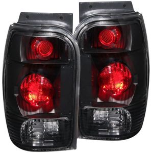ANZO 1998-2001 Ford Explorer Taillights Black - 211084