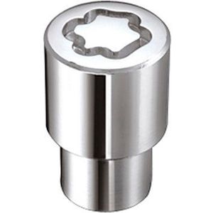 McGard Wheel Lock Nut Set - 4pk. (Reg. Shank Seat) M12X1.5 / 13/16 Hex / 1.38in. Length - Chrome - 21156