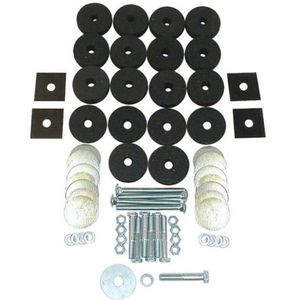 Omix Body Tub Mounting Kit 41-75 Willys & Jeep Models - 12201.01