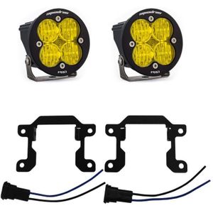 Baja Designs 2019+ Ram 2500/3500 Big Horn Sports Fog Pocket Kit W/C - Amber - 448035