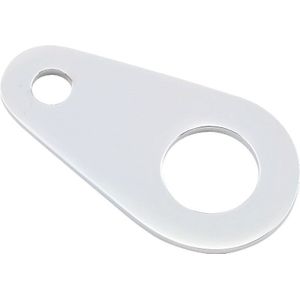 Bikers Choice Chrome Custom Single Hole Universal Ignition Switch Bracket Replaces H-D 69024-77 - 492790