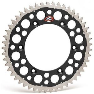 Renthal 92-24 Honda CR125R/250R/500R/ CRF250R/X/450R/RWE/RX Rear Twinring - Black 520-49P Teeth - 1540-520-49GPBK
