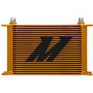 Mishimoto Universal 25-Row Oil Cooler - Gold - MMOC-25G