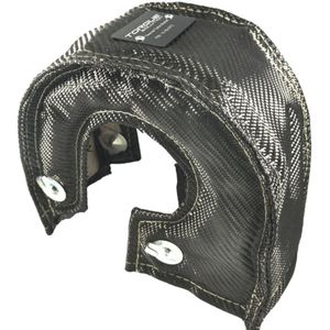 Torque Solution Thermal Turbo Blanket (Carbon Fiber) Fits T4/GT35/GT35/GT40/GT45/GT/47/GT55 - TS-TB-CFT4