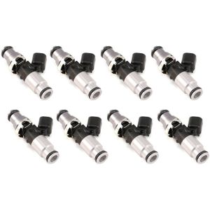 Injector Dynamics 1340cc Injector - 60mm Length - 14mm Grey Top - Blue Bottom Adaptor (Set of 8) - 1300.60.14.14B.8