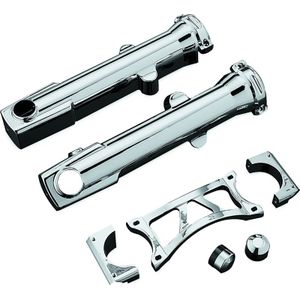Kuryakyn Fork Skins For 04-Up XL Chrome - 7202