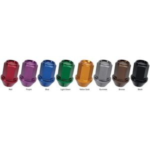 Project Kics 12X1.50 Gunmetal Leggdura Racing Lug Nuts (Laser Logo) - 20 PCS - WKIZ1G