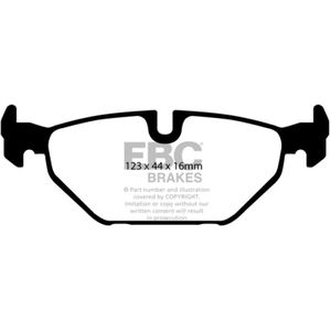 EBC 99-01 Saab 9-5 2.3 Turbo (Aero) Yellowstuff Rear Brake Pads - DP41405R
