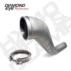 Diamond Eye KIT 4in DWNP HX40 TURBO-DIRECT FLANGE W/ V-Band CLAMP AL DODGE 94-02 - 221043