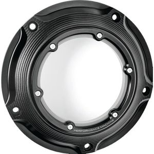 Performance Machine Vision Derby Cover W/Bezel - Black Ops - 0177-2083M-SMB
