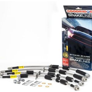 Goodridge 14-19 Ford Fiesta ST Stainless Steel Brake Line Kit - 12333