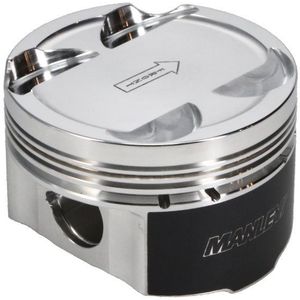 Manley 93-98 Toyota Supra Turbo (2JZGTE) 86.5mm +.5mm Oversized Bore 8.5:1 Dish Piston Set with Ring - 609005C-6