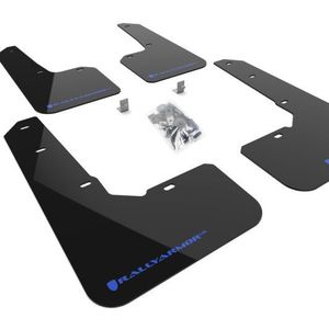 Rally Armor 22-25 Subaru Outback Wilderness Black Mud Flap Blue Logo - MF76-UR-BLK/BL