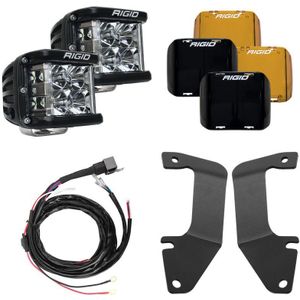 Rigid Industries 14-20 Toyota Tundra A-Pillar Light Kit w/D-SS Flood - 46705