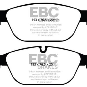 EBC 11-12 Audi A8 Quattro 3.0 Supercharged Yellowstuff Front Brake Pads - DP42087R