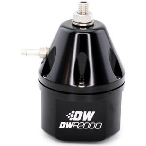 DeatschWerks DWR2000 Adjustable Fuel Pressure Regulator - Black - 6-2000-FRB