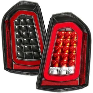 ANZO 11-14 Chrysler 300 LED Taillights Black w/ Sequential - 321343