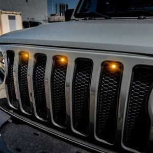 Oracle Pre-Runner Style LED Grille Kit for Jeep Wrangler JL - Amber - 5870-005