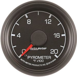 Autometer Factory Match Ford 52.4mm Full Sweep Electronic 0-2000 Deg F EGT/Pyrometer Gauge - 8445