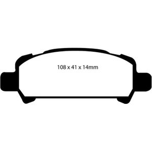 EBC 01-02 Subaru Impreza 2.0 Turbo WRX Bluestuff Rear Brake Pads - DP51293NDX