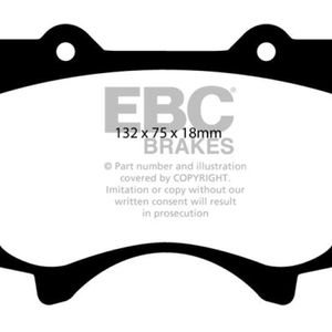 EBC 10+ Lexus GX460 4.6 Extra Duty Front Brake Pads - ED91657