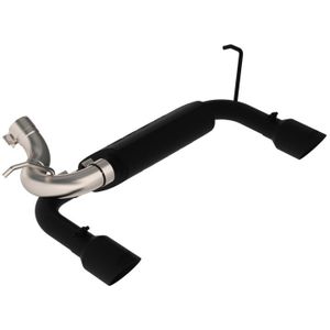 MBRP 07-14 Jeep Wrangler/Rubicon 3.6L/3.8L V6 Axle-Back Dual Rear Exit Black Performance Exhuast Sys - PS5528BLK