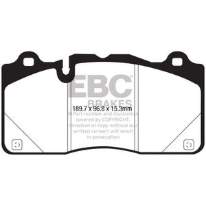 EBC 16-18 Cadillac CTS-V Redstuff Ceramic Low Dust Front Brake Pads - DP33050C
