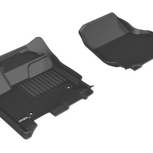 3D MAXpider 2015-2020 Ford F-150 Sprcab/Sprcrew Kagu 1st Row Floormat - Black - L1FR08311509