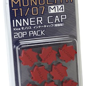 Project Kics M14 Monolith Cap - Red (Only Works For M14 Monolith Lugs) - 20 Pcs - WCMF4R