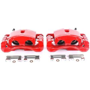 Power Stop 02-06 Cadillac Escalade Front or Rear Red Calipers w/Brackets - Pair - S4728
