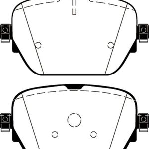EBC 2019+ Mercedes-Benz CLS53 AMG (C257) 3.0L Turbo Redstuff Rear Brake Pads - DP32314C