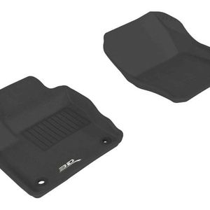 3D MAXpider 2012-2018 Ford Focus Kagu 1st Row Floormat - Black - L1FR02911509