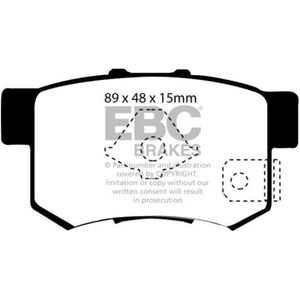 EBC 05-06 Honda CR-V 2.4 Greenstuff Rear Brake Pads - DP61193/2