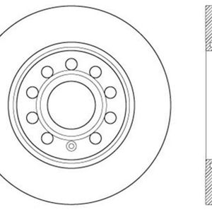 StopTech Slotted & Drilled Sport Brake Rotor - 127.33131L