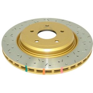 DBA 05-12 Corvette C6 w/Z06 pkg Rear Drilled & Slotted 4000 Series Rotor - 42993XS