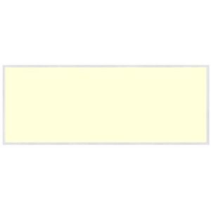 LED Panel - 30x120 Warmweiß 3000K - 36W Einbau Rechteckig - Mattweiß - Flimmerfreies